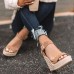 Women's Platform Sandals Wedge Ankle Strap Open Toe Sandals