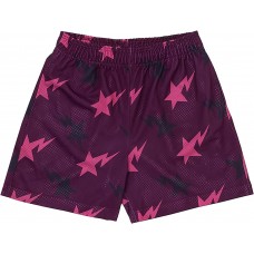 BOOMLEMON Mens Mesh Graphic Print Shorts Casual Workout Cool Shorts Gym Basketball Running Short Pants