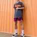 BOOMLEMON Mens Mesh Graphic Print Shorts Casual Workout Cool Shorts Gym Basketball Running Short Pants