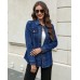 luvamia 2025 Jean Jackets for Women Fashion Denim Jacket Western Oversized Shacket Jacket Button Up with Pockets