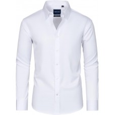 Alimens & Gentle Slim Fit Mens Dress Shirts for Men Button Down Long Sleeve Dress Shirts Wrinkle Free Formal Stain Proof