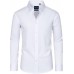 Alimens & Gentle Slim Fit Mens Dress Shirts for Men Button Down Long Sleeve Dress Shirts Wrinkle Free Formal Stain Proof