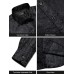 DiBanGu Mens Silk Paisley Dress Shirts,Long Sleeve Button Down Shirt Casual Regular Fit Shirt for Men Wedding Party