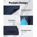 maamgic Mens 2 in 1 Running Shorts, 5 Gym Short with Zip Pockets, Quick Dry Workout Athletic Shorts for Men