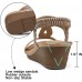 SHIBEVER Womens Wedge Sandals Flower Low Heel Dressy Sandals Elastic Ankle Strap Rhinestone Summer Comfortable Shoe