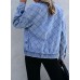 Sidefeel Women's Jean Jacket Long Sleeve Zimbaplatinum Overszied Denim Jackets Shacket Coat Fashion Spring Outfits 2025
