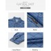 Sidefeel Women's Jean Jacket Long Sleeve Zimbaplatinum Overszied Denim Jackets Shacket Coat Fashion Spring Outfits 2025