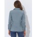Allegra K Women's Utility Jackets Drawstring Waist 2025 Spring Flap Pockets Lightweight Jacket