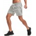 AMY COULEE Mens Athletic Workout Shorts 5.5 Cotton Casual Shorts Elastic Waist Joggers Sports Sweat Shorts