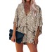 PRETTYGARDEN Women’s Floral Print Shorts Jumpsuit Wrap V Neck 3/4 Sleeve Casual Loose Oversized Romper With Pockets