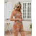 LOMON Womens Casual Summer Sleeveless Romper Loose Adjustable Spaghetti Strap Stretchy Shorts Jumpsuits with Pockets