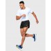 G Gradual Men's Running Shorts 3 Inch Quick Dry Gym Athletic Jogging Shorts with Zipper Pockets