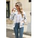 Zeagoo Women's Bomber Jacket Casual Coat Zip Up Outerwear Windbreaker with Pockets S-XXL
