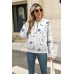 Zeagoo Women's Bomber Jacket Casual Coat Zip Up Outerwear Windbreaker with Pockets S-XXL