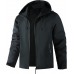 AFILOK Men's lightweight outdoor jacket with water resistant properties and zipped pockets rain jacket block wind