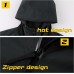 AFILOK Men's lightweight outdoor jacket with water resistant properties and zipped pockets rain jacket block wind