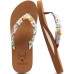 KuaiLu Womens Arch Support Flip Flops Ladies Comfort Lightweight Soft Yoga Mat Thong Sandals