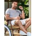 JMIERR Mens Sweat Shorts Casual Stretch Elastic Waist Waffle Workout Gym Short 7 inch Inseam Running Short with Pocket