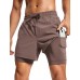 CRZ YOGA 2 in 1 Mens Athletic Shorts 5'' with Liner Quick Dry Lightweight for Running Sports Gym with Pockets