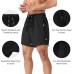 2 Pack Mens Lightweight Athletic Running Shorts 5'' Quick Dry Gym Workout Shorts with Zipper Pockets