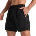 2 Pack Mens Lightweight Athletic Running Shorts 5'' Quick Dry Gym Workout Shorts with Zipper Pockets