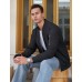 CRYSULLY Men's Bomber Jacket Lightweight Spring Fall Casual Windbreaker Full Zip Outwear Coat