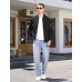CRYSULLY Men's Bomber Jacket Lightweight Spring Fall Casual Windbreaker Full Zip Outwear Coat