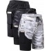 JWJ Mens 2 in 1 Running Shorts Quick Dry Gym Athletic Workout Shorts with Compression Liner