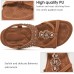 Alicegana Womens Sandals Shoes Comfort Walking with Non Slip on Casual Summer Beach Shoes Dress Ankle Elastic Jeweled Bohemian Flats