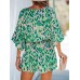 CUPSHE Women's Lace Up Leopard Print Romper Short Sleeves Jumpsuits Wide leg Outfit