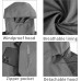 TEZO Mens Rain Jacket Waterproof with Hooded Hiking Coat Lightweight Windbreaker