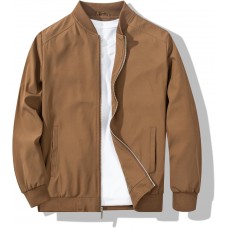 Men's Bomber Jacket Fashion Stylish Lightweight Windbreaker Spring Fall Casual Jackets for Men