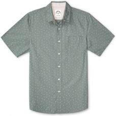 Dubinik Mens Short Sleeve Button Down Shirts 100% Cotton Plaid Men's Casual Button-Down Shirts with Pocket