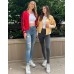 Zeagoo Women's Bomber Jacket Lightweight Zip Up Jacket Casual Striped Jacket Coat Outerwear Windbreaker with Pockets