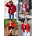 Zeagoo Women's Bomber Jacket Lightweight Zip Up Jacket Casual Striped Jacket Coat Outerwear Windbreaker with Pockets