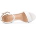 COASIS Women's Chunky Block Heels Open Toe Ankle Strap 3.5 Inch Heeled Sandals
