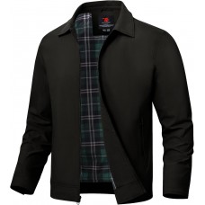 TBMPOY Men's Lightweight Jackets Casual Windbreaker Stylish Light Fall Spring Golf Work Dress Business