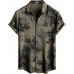 Mens Hawaiian Shirt Short Sleeve Button Down Tropical Shirts Casual Floral Summer Beach Shirt