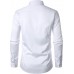 Men's Stretch Wrinkle Free Dress Shirts Formal Prom Wedding Slim Fit Long Sleeve Button Down Shirt