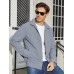 TACVASEN Mens Lightweight Windbreaker Full Zip Up Laydown Collar Jackets Light Casual Coat with Zip Pockets