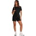 XIEERDUO Rompers for Women 2024 Summer Crewneck Short Jumpsuit Casual Loose Short Sleeve One Piece Outfits with Pockets