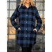 EVALESS Color Block Plaid Shacket Jacket Womens Fall Clothes Fashion Outfits