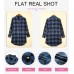 EVALESS Color Block Plaid Shacket Jacket Womens Fall Clothes Fashion Outfits