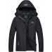 GIISAM Mens Windproof Jacket Waterproof Lightweight Mountain Sport Jacket for Men Hooded Windbreaker Raincoat