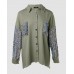 CHICME BEST SHOPPING DEALS Womens Jacket Sequin Patchwork Long Sleeve Jacket Top Button Front Oversized Denim Shacket