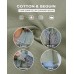CHICME BEST SHOPPING DEALS Womens Jacket Sequin Patchwork Long Sleeve Jacket Top Button Front Oversized Denim Shacket