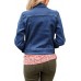 GRAPENT Women's Basic Button Down Long Sleeve Stretchy Jean Trucker Denim Jacket