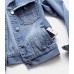 Ladyful Women's Bride Casual Jean Jacket Distressed Ripped Denim Jacket Coat with Pockets