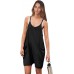 ANRABESS Womens Summer Casual Sleeveless Romper Loose Spaghetti Strap Overalls Shorts Jumpsuit with Pockets 2025 Clothes