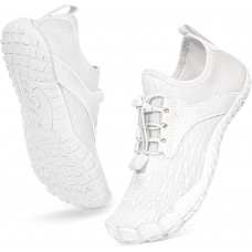 Hike Barefoot Water Shoes Women Men, Newly Water-Drops Pattern Pro Minimalist Shoe Quick Dry Wide Toe Breathable & Non-Slip for Hiking Beach Aqua Surf Swim